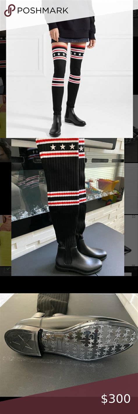 givenchy boots replica china|givenchy thigh high sock boots.